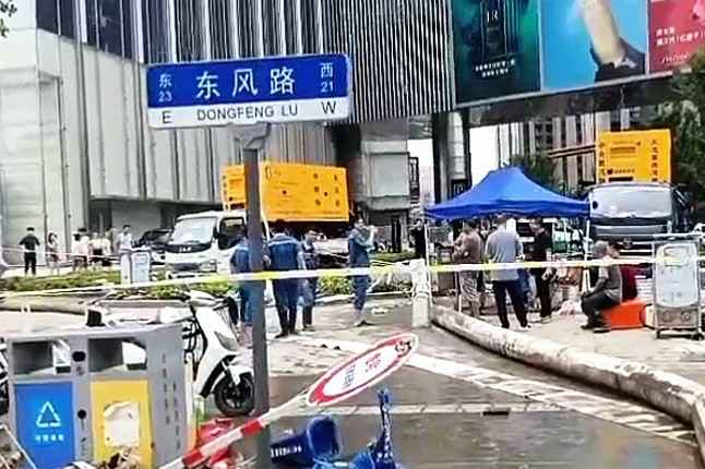 乐鱼网页版登录入口-乐鱼(中国)排涝突击队在排涝现场